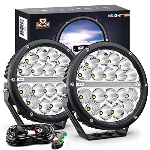 Nilight 7-Inch 90W Round LED Offroad Driving Lights 2-Pack: $130.44 Nilight 7-Inch 90W Round LED Offroad Driving Lights 2-Pack: $130.44
