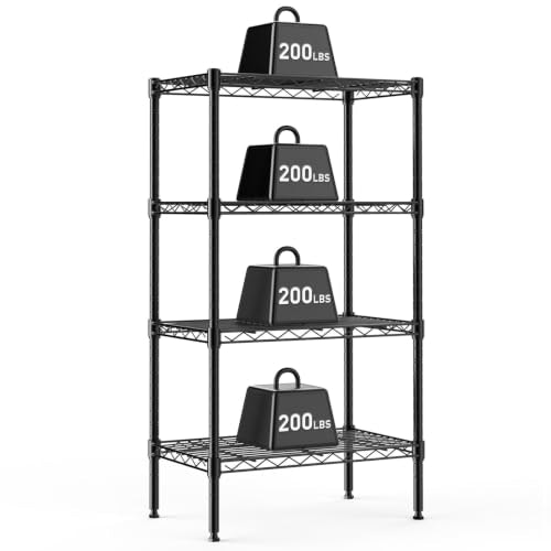 Newbulig 4-Tier Heavy Duty Wire Storage Shelves: $28.96 Newbulig 4-Tier Heavy Duty Wire Storage Shelves: $28.96