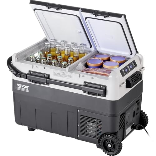 Vevor 50-Liter Dual Zone Portable Compressor Fridge: $278.91