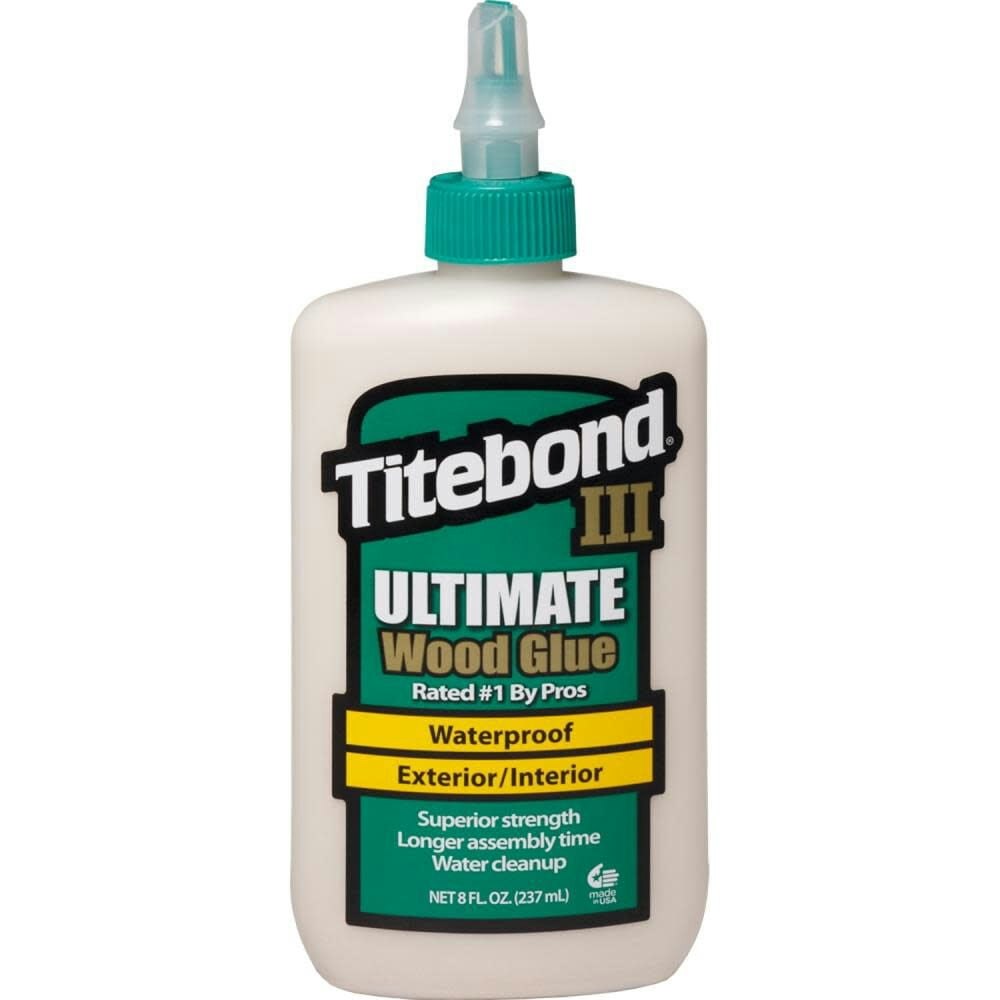 Titebond Ultimate III Wood Glue 8-oz.: $6.75 Titebond Ultimate III Wood Glue 8-oz.: $6.75