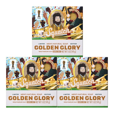 Dr. Squatch Limited Edition FIFA World Cup 2026 Natural Bar Soap 3-Pack for $12 + free shipping w/ Prime