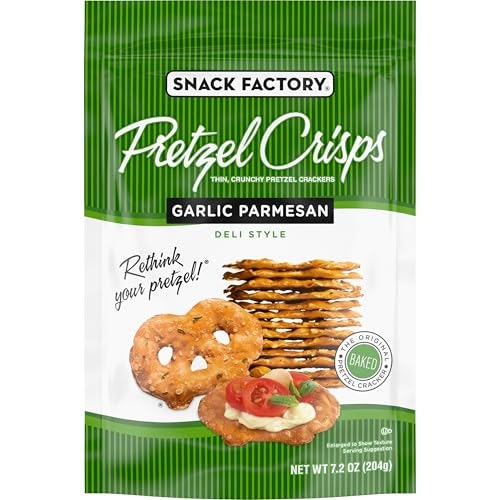 Snack Factory Garlic Parmesan Pretzel Crisps 7.2-oz. Bag: $2.56