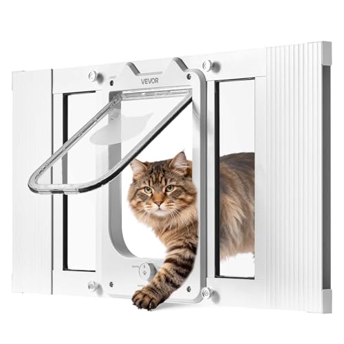 Vevor 23\"-28\" Adjustable Window Cat Door: $77.31