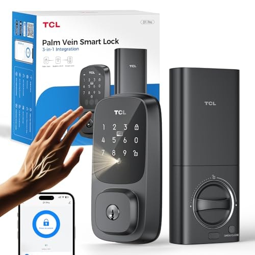 TCL D1 Pro Palm Vein Smart Deadbolt: $74.99 TCL D1 Pro Palm Vein Smart Deadbolt: $74.99