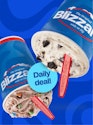 Dairy Queen Blizzards: Buy one get one for 99c + not applicable