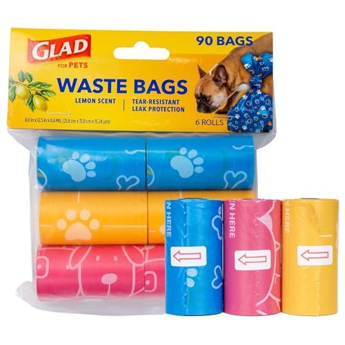 Glad for Pets Scented Dog Waste Bags 90-Count: $5.49