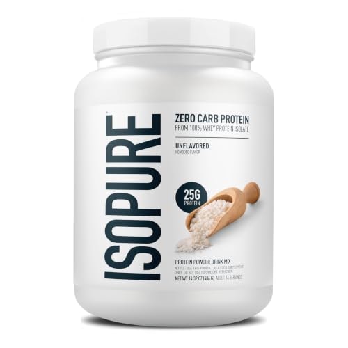 Isopure Zero Carb Whey Isolate Protein Powder 1-lb: $36.39