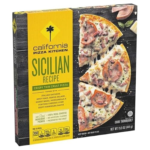 California Pizza Kitchen Sicilian Thin Crust Frozen Pizza 15.5-oz: $7.49 California Pizza Kitchen Sicilian Thin Crust Frozen Pizza 15.5-oz: $7.49
