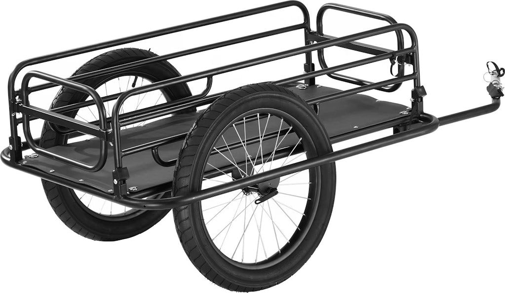 Vevor/SucceBuy 275-lb. Foldable Bike Cargo Trailer w/ Universal Hitch: $104.80