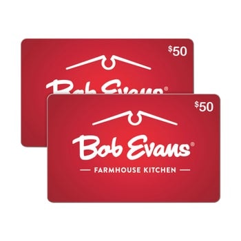 Two $50 Bob Evans eGift Cards ($100 Value): $80