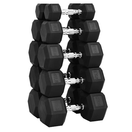 Hulkfit 260 lb Rubber Hex Dumbbell Set: $339.99 Hulkfit 260 lb Rubber Hex Dumbbell Set: $339.99