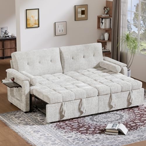 Trygoal 86-inch Sleeper Sofa Bed with Side Table: $389.99 Trygoal 86-inch Sleeper Sofa Bed with Side Table: $389.99