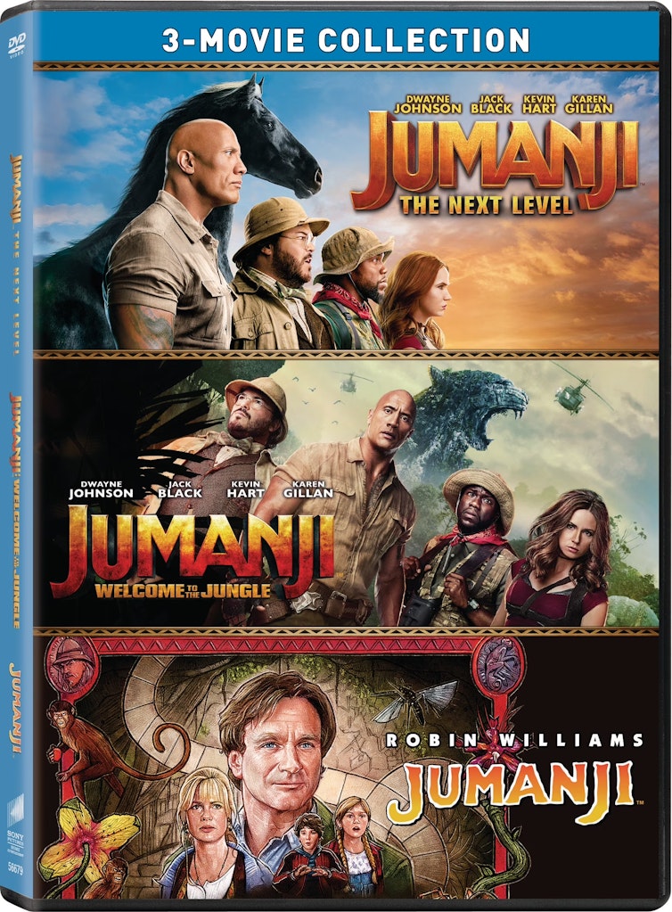 Jumanji 3-Movie Collection DVD & Digital: $20