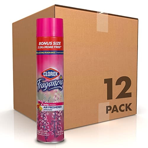 Clorox Fraganzia Aerosol Air Freshener Spray 12-Pack: $52.21 Clorox Fraganzia Aerosol Air Freshener Spray 12-Pack: $52.21