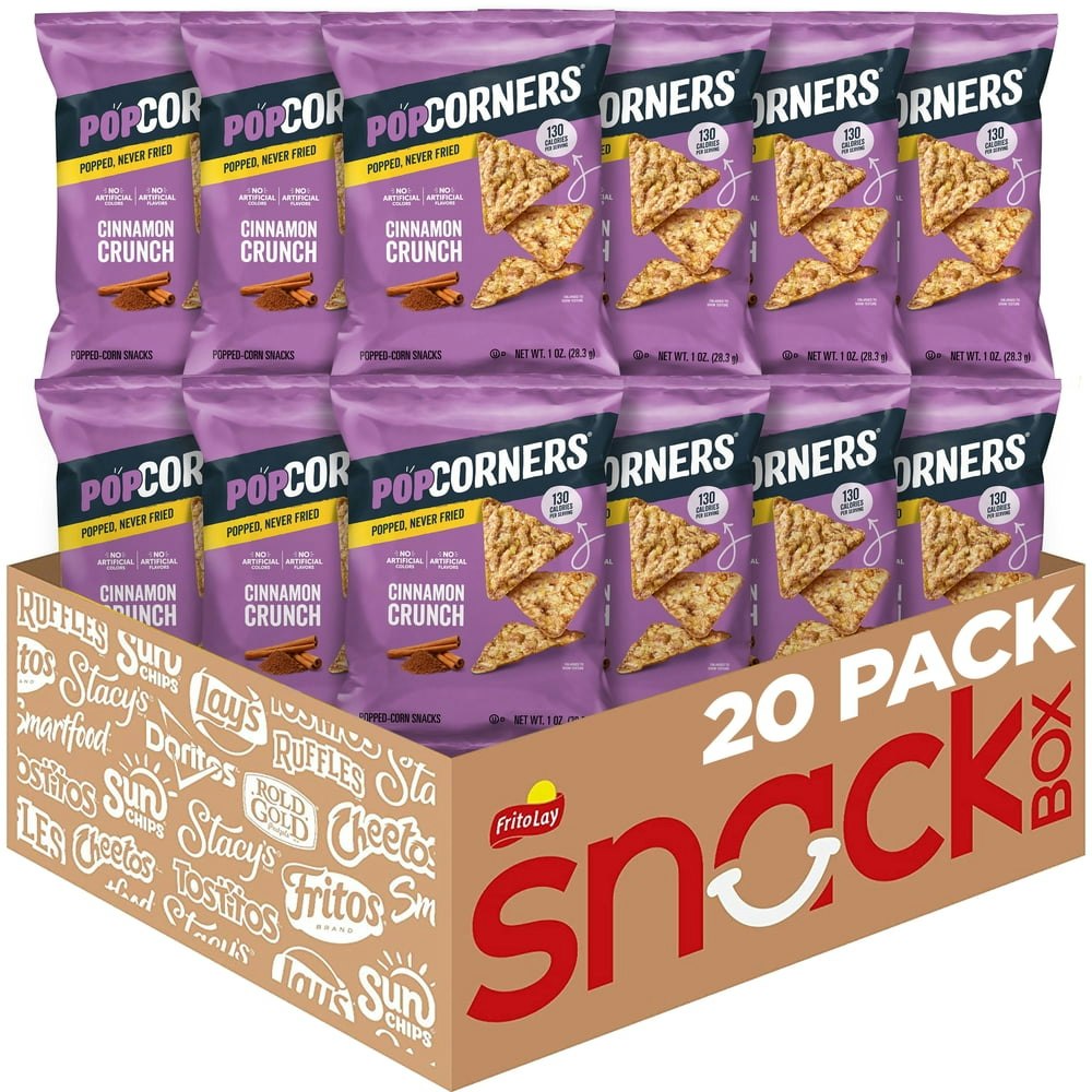 PopCorners Cinnamon Crunch Popped Corn Chips 1-oz 20-Pack: $17.62