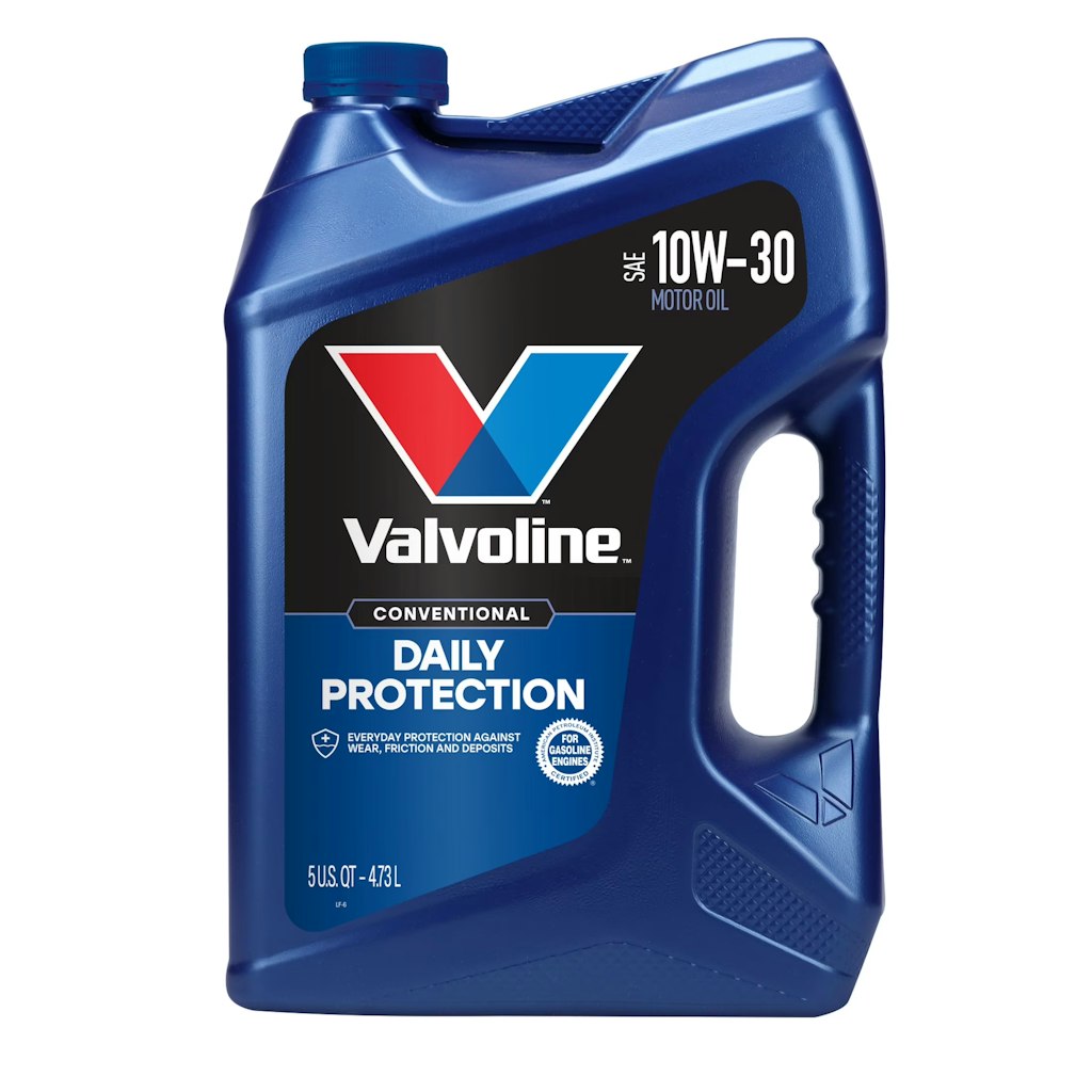 Valvoline Daily Protection 5-Quart 10W-30 Conventional Motor Oil: $23