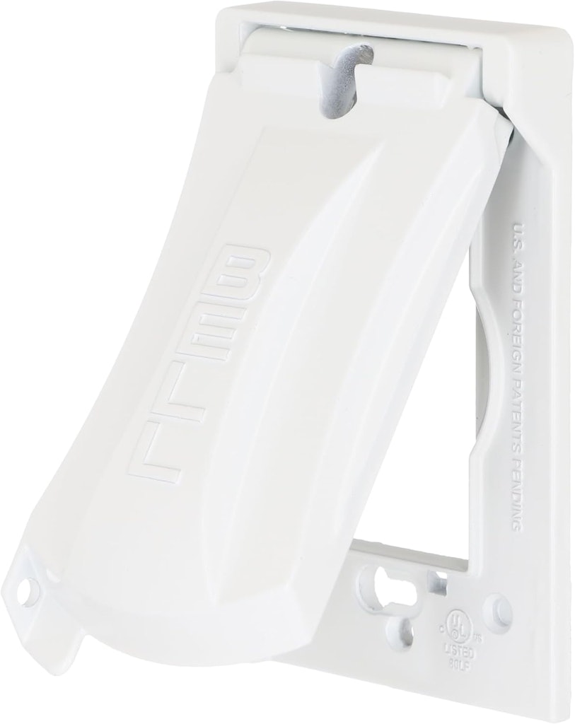 Hubbell TayMac Weatherproof Outlet Cover: $4.38