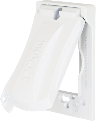 Hubbell TayMac Weatherproof Outlet Cover for $4 + free shipping w/ Prime