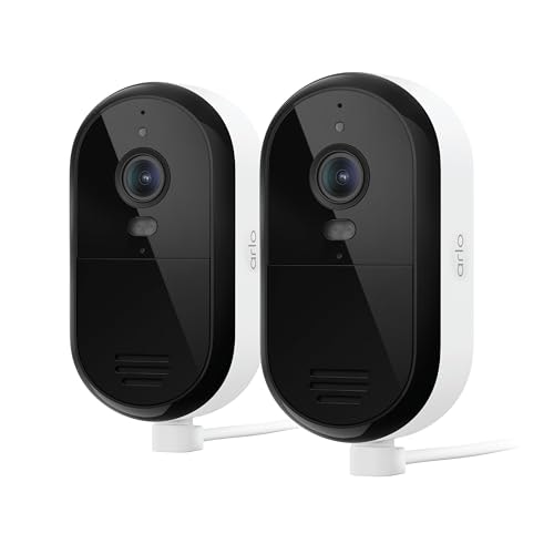 Arlo Essential 2K Plug-in Security Camera 2-Pack: $54.99