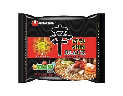 Nongshim Shin Black Spicy Noodle Soup 4.58-oz.: $1.67 Nongshim Shin Black Spicy Noodle Soup 4.58-oz.: $1.67
