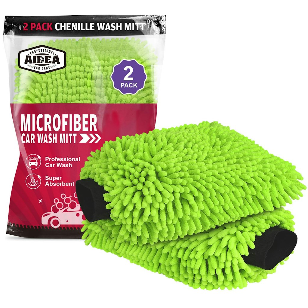 Microfiber Car Wash Mitt 2-Pack: $8.98 Microfiber Car Wash Mitt 2-Pack: $8.98