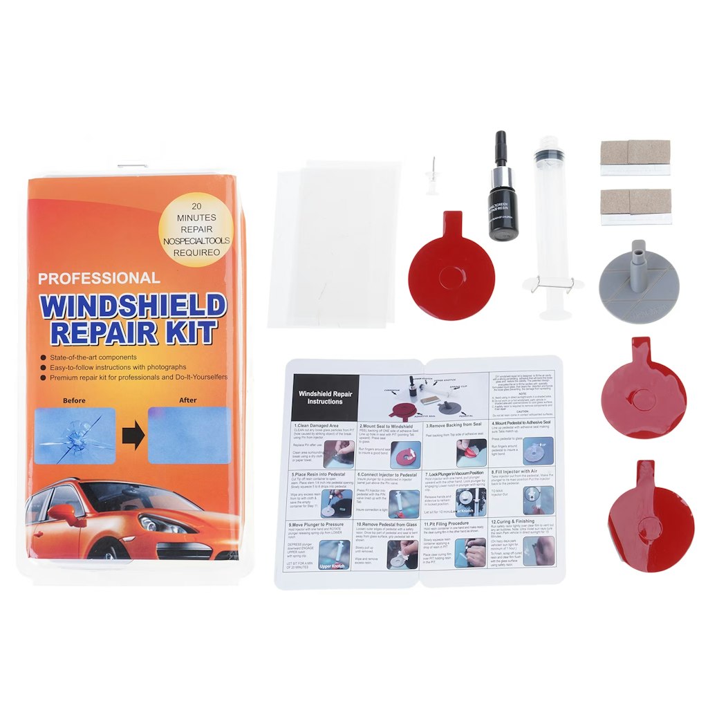 Car Windscreen Star-Shaped Glass Repair Kit: $8.90 Car Windscreen Star-Shaped Glass Repair Kit: $8.90
