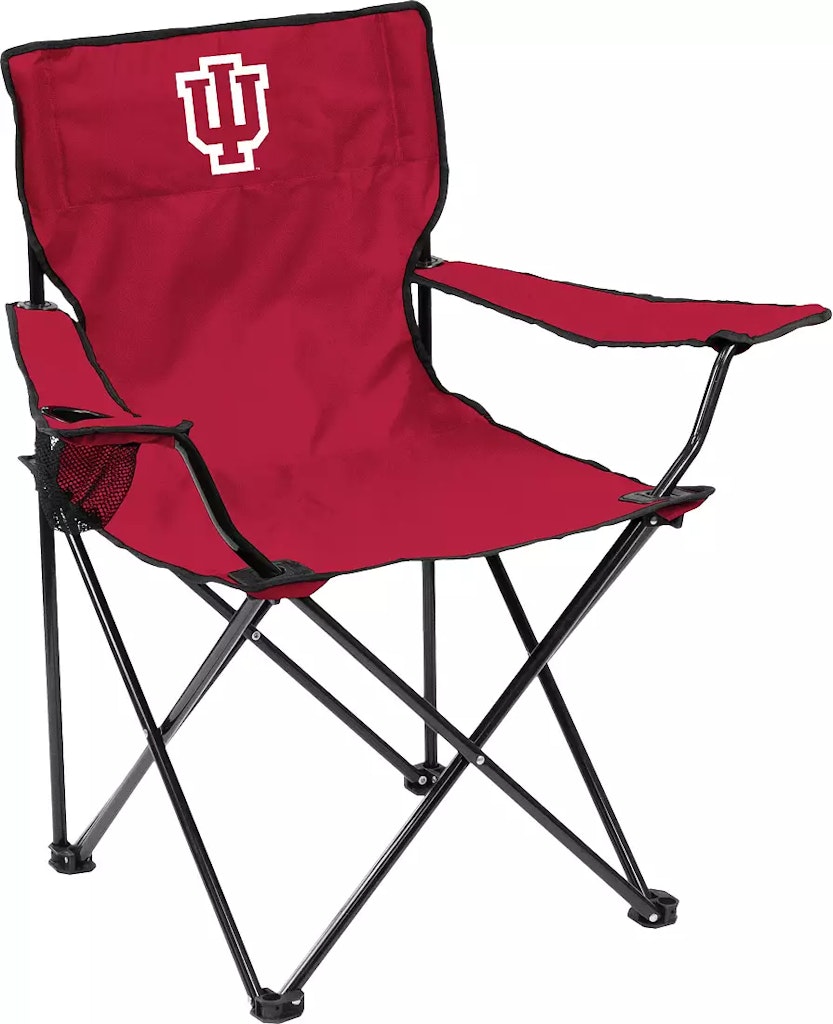 Logo Brands Indiana Hoosiers Team-Colored Canvas Chair: $20