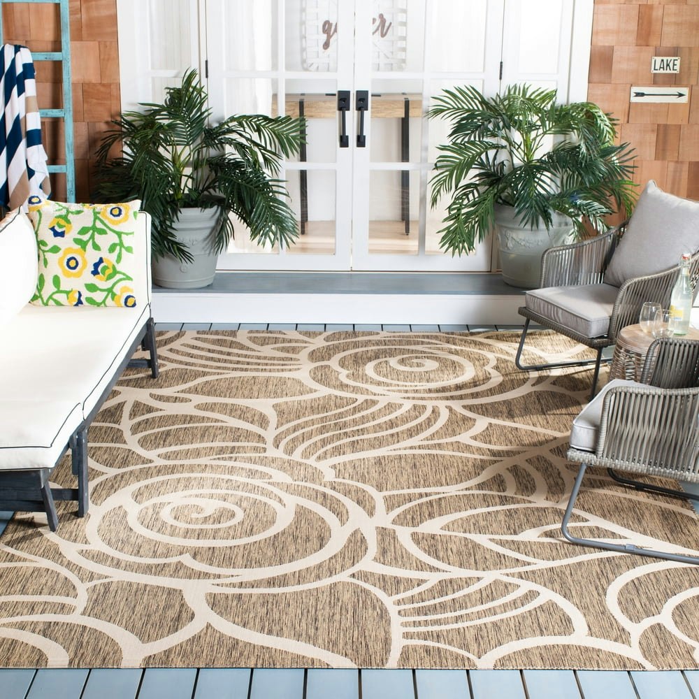 Safavieh Courtyard Chester 8' x 11' Floral Area Rug: $152.19 Safavieh Courtyard Chester 8' x 11' Floral Area Rug: $152.19