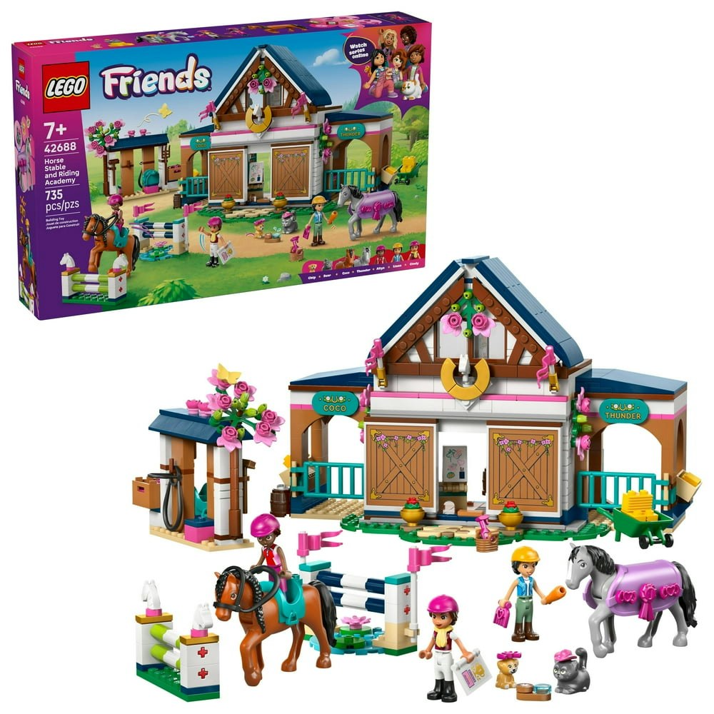 LEGO Friends Horse Stable and Riding Academy 42688: $89.95 LEGO Friends Horse Stable and Riding Academy 42688: $89.95