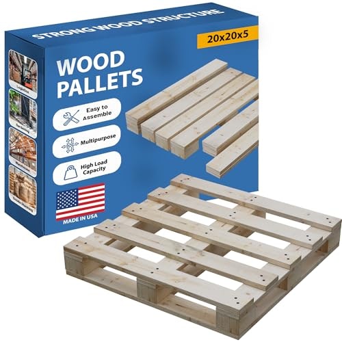 Greaton 20x20x5-Inch Wooden Pallet Kit 2-Pack: $41.20 Greaton 20x20x5-Inch Wooden Pallet Kit 2-Pack: $41.20