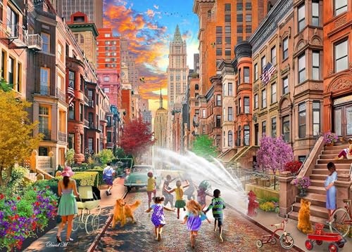 Ceaco Hot Summer Days NYC 1,000-Piece Jigsaw Puzzle: $12.29 Ceaco Hot Summer Days NYC 1,000-Piece Jigsaw Puzzle: $12.29