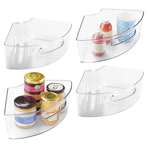 iDesign 12.5" x 6.75" x 4" Plastic Lazy Susan Cabinet Storage Bin 4-Pack: $29.96 iDesign 12.5" x 6.75" x 4" Plastic Lazy Susan Cabinet Storage Bin 4-Pack: $29.96