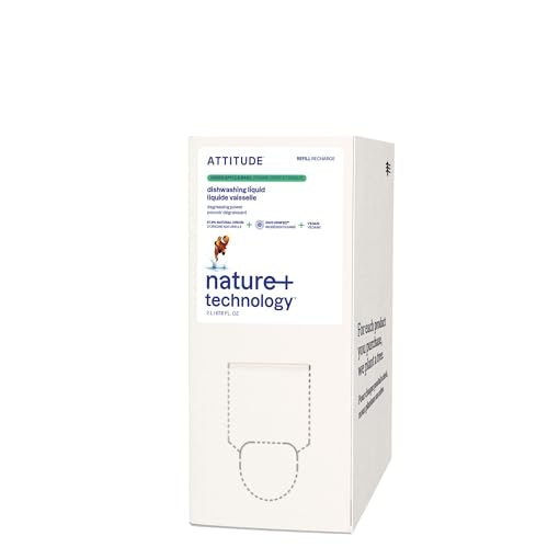 Attitude Plant-Based Dish Soap Refill 67.6-oz.: $11.32