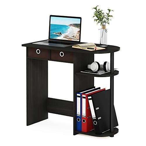 Furinno 31.5-Inch Go Green Desk with Side Shelves and Storage Bins: $21.99