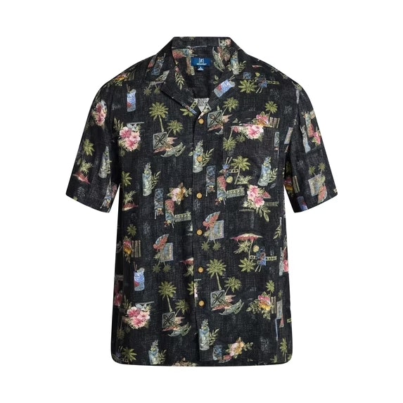 George Men's Relaxed Fit Printed Camp Shirt: from $2.73