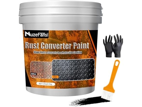 MuzeFansi 35-oz. Rust Converter Paint: $15 MuzeFansi 35-oz. Rust Converter Paint: $15