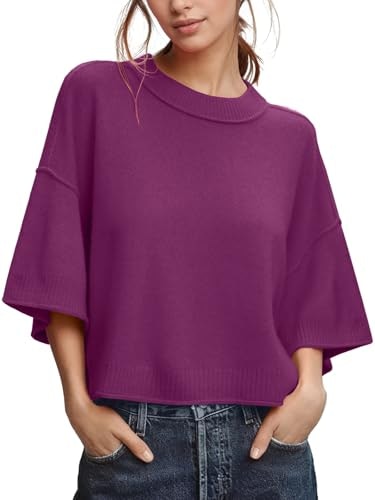 ZDC Women's Short Sleeve Cropped Sweater: $24.99