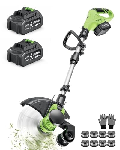 Degge 21V 12-Inch Cordless Electric Weed Wacker 2-Pack: $39.99 Degge 21V 12-Inch Cordless Electric Weed Wacker 2-Pack: $39.99