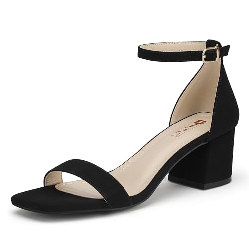 Idifu Women's Low Block Heel Sandals: $25.97