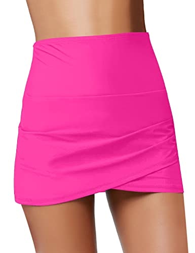 Grapent Women's High Waist Tulip Hem Swim Skirt: $19.54