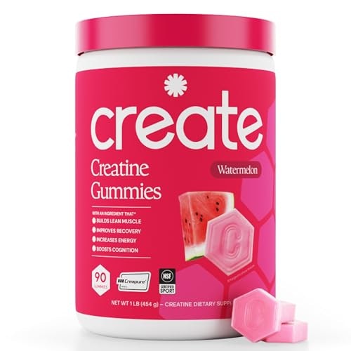 Create Creatine Monohydrate Gummies 60-Count: $42.48 Create Creatine Monohydrate Gummies 60-Count: $42.48