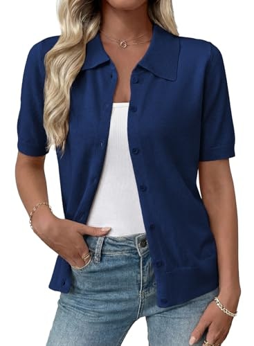 Evaless Women's Wool Blend Short Sleeve Cardigan: $16.99 Evaless Women's Wool Blend Short Sleeve Cardigan: $16.99