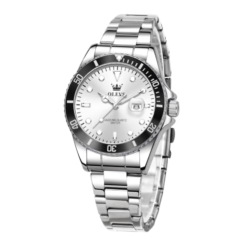 Olevs Women's Silver Luxury Watch: $37.60