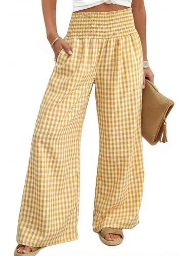Dokotoo Women's High-Waisted Palazzo Pants: $17.99