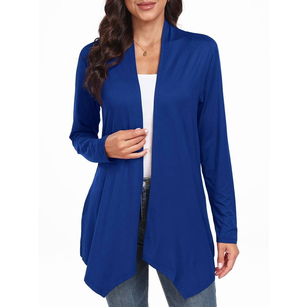 JWD Women's Lightweight Open Front Cardigan with Pockets: $14.84 JWD Women's Lightweight Open Front Cardigan with Pockets: $14.84