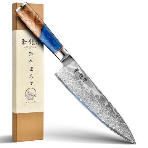 Atumuryou 8-Inch Damascus VG10 Steel Chef Knife: $59.99 Atumuryou 8-Inch Damascus VG10 Steel Chef Knife: $59.99