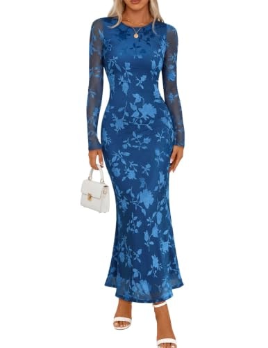 Merokeety Women's Velvet Formal Maxi Dress: $34.49