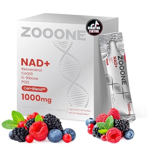 Zooone NAD+ & Resveratrol Supplement 30-Count: $29.58 Zooone NAD+ & Resveratrol Supplement 30-Count: $29.58