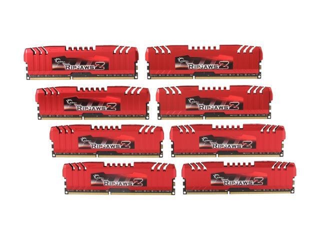 G.Skill Ripjaws Z 32GB (8x4GB) DDR3 1600 Desktop Memory: $268.45 G.Skill Ripjaws Z 32GB (8x4GB) DDR3 1600 Desktop Memory: $268.45