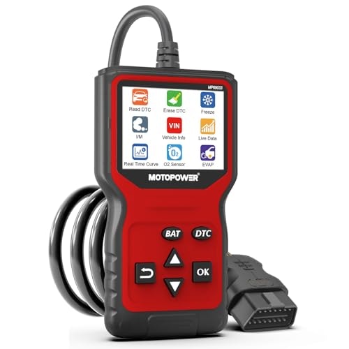 Motopower MP69033 OBD2 Scanner and Battery Tester: $23.99 Motopower MP69033 OBD2 Scanner and Battery Tester: $23.99
